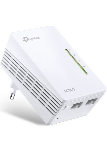 Tp-Lınk AV600 300 Mbps Kablosuz Tak Kullan 2 Lan Portlu 300 Metre Mesafeli Menzil Genişletici Ek Powerline Adaptör