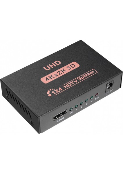 Hytech Hy-Lu4, 4port, 4K Çözünürlük, HDMI Splitter