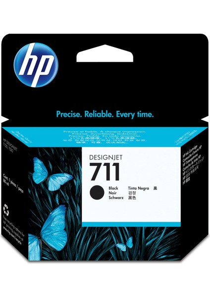 Hp CZ133A 711 Black Siyah 80ML Plotter Kartuşu