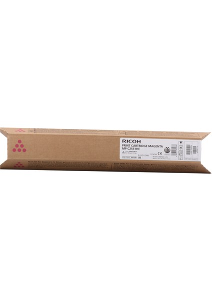 Ricoh Mp C2551 Magenta Kırmızı Orjinal Fotokopi Toneri Mp C2030-2050-2051-2530-2550 9.500 Sayfa