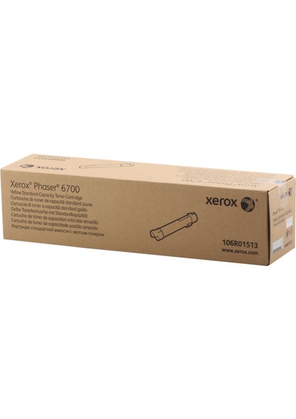 Xerox 106R01513 Phaser 6700 Standart Kapasite Yellow Sarı Toner 5.000 Sayfa