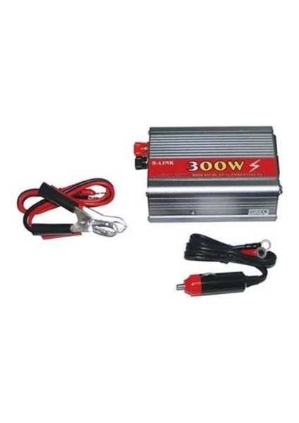 S-Link SL-300W 300W DC12V-AC230V Çakmaktan Power Inverter
