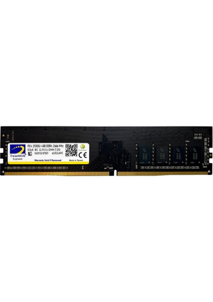 Twinmos MDD44GB2666D, 4gb, Ddr4, 2666MHZ, 1.2V Desktop Ram