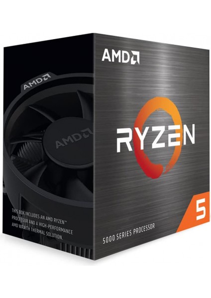 Amd Ryzen 5 5600 6 Core, 3,50-4.40GHZ, 35MB Cache, 65W, Wraith Stealth Fan, Am4 Soket, Box (Kutulu) (Grafik Kart Yok, Fan Var)