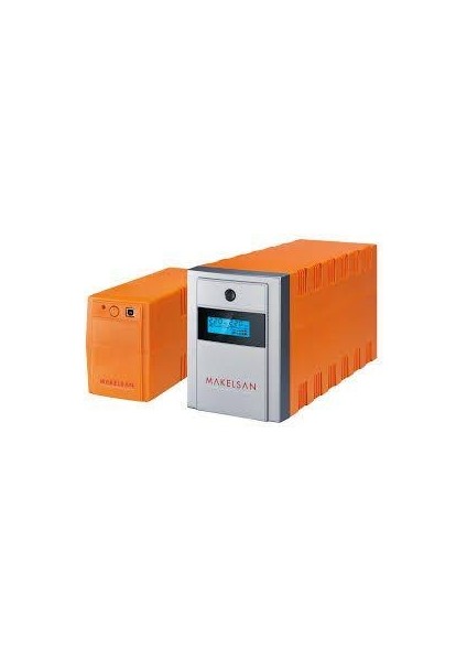Makelsan Lion+ 1500 Va Lcd/usb (2x 9AH) 5-10DK Ups