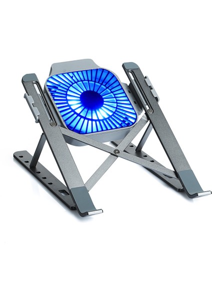 Tx ACNBPS03 TX6X Yükseklik Ayarlı, Rgb Fanlı,11"-15,6" Uyumlu, Alümin Katlanabilir Notebook Soğutucu