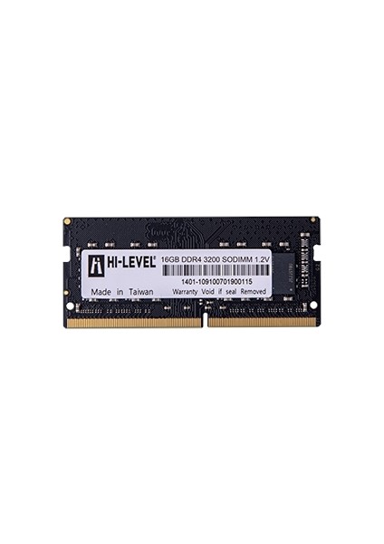 Hı-Level 16GB 3200MHZ Ddr4 1.2V CL22 Sodımm Ram HLV-SOPC25600D4/16G