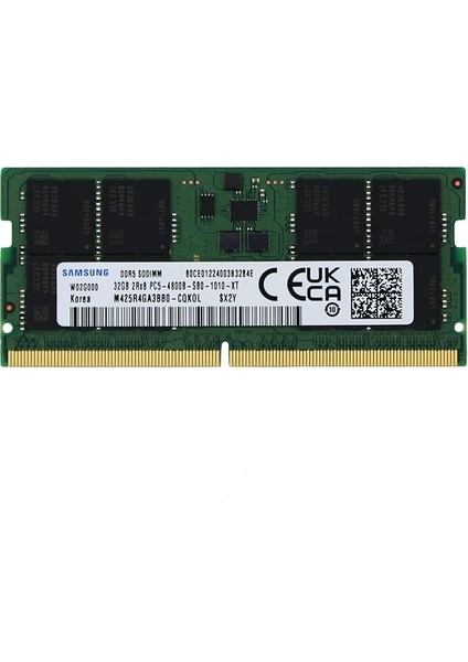 Samsung M425R4GA3BB0-CQK 32GB (Tek Parça) Ddr5 4800MHZ Notebook Bellek