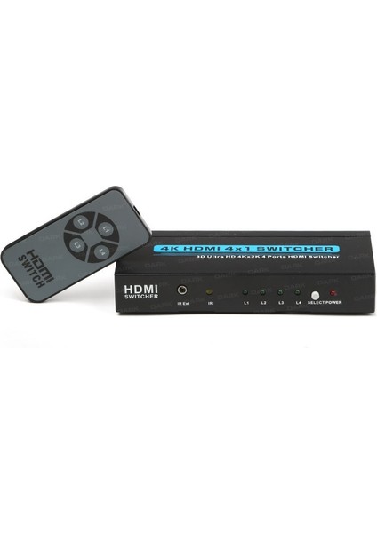 Dark DK-HD-SW4X1K HDMI Switch 4 Giriş 1 Çıkışlı