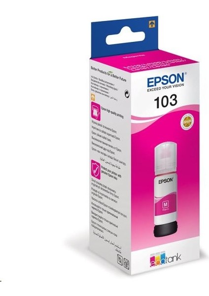Epson C13T00S34A (103) Kırmızı Mürekkep Kartuş 65ML