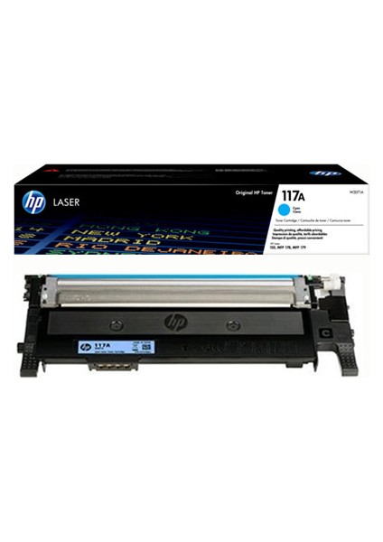 Hp W2071A 117A Toner 700 Sayfa Mavi
