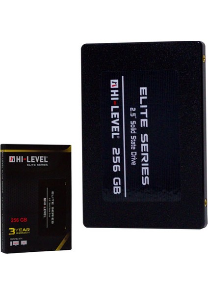 Hı-Level Elite Serisi 2.5 256GB Sata3 560/540 SSD HLV-SSD30ELT/256G
