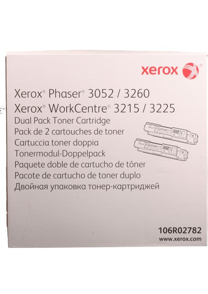 Xerox 106R02782 Phaser 3052-3260- Wc 3215-3225 Dual Pack 6.000 Sayfa