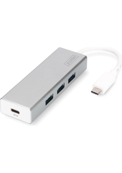 Digitus 3 Port USB 3.0 Hub, 3 x USB 3.0 Usb-A Dişi Konnektör