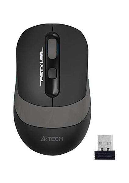 A4 Tech FG10 USB Nano Kablosuz Optık Grı 2000 Dpı Mouse