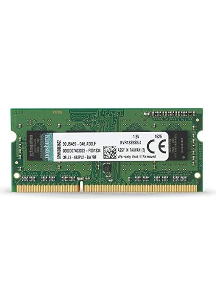 Kıngston 4gb Ddr3 1333MHZ Cl9 Notebook Ram KVR13S9S8/4 (Kutusuz)