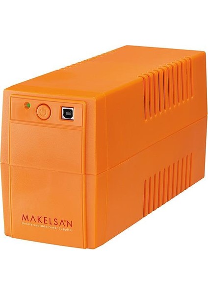 Makelsan Lıon 650 Va (1X12V 7AH Akü) Turuncu Line Interactive 5/10 Dk Ups