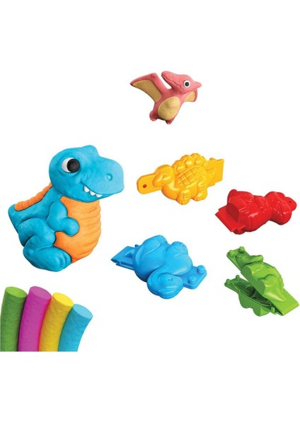 03549 Dede, 3D Dinozor Hamur Set 200 gr / +3 Yaş