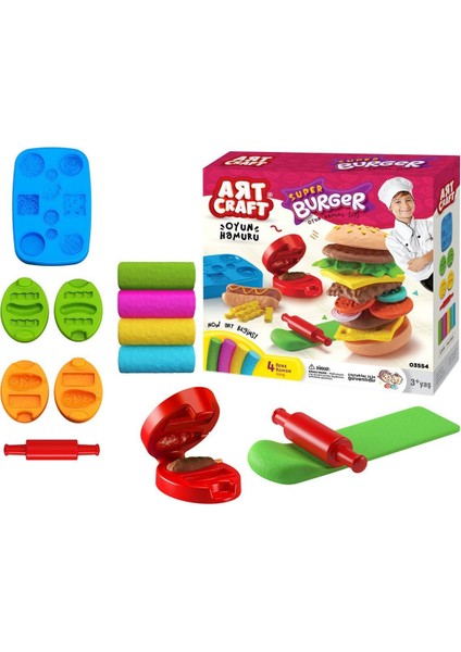 03554 Dede, Hamburger Hamur Set 200 gr