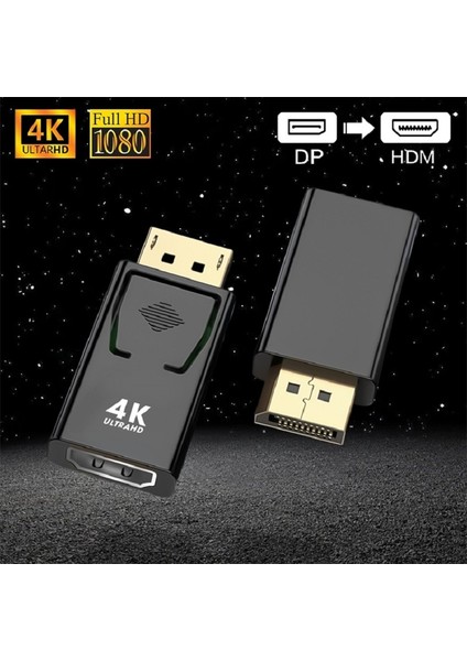 Displayport To HDMI Çevirici Dönüştürücü Adaptör