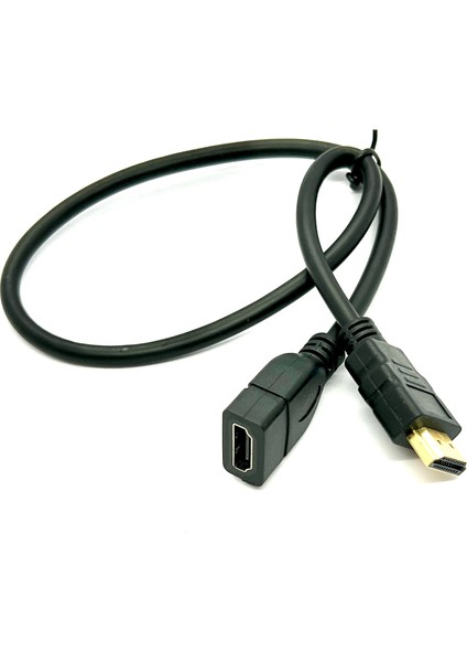 50 cm HDMI Uzatma Kablosu Dişi Erkek HDMI 0.5m High Speed Extension Cable Yarım Metre