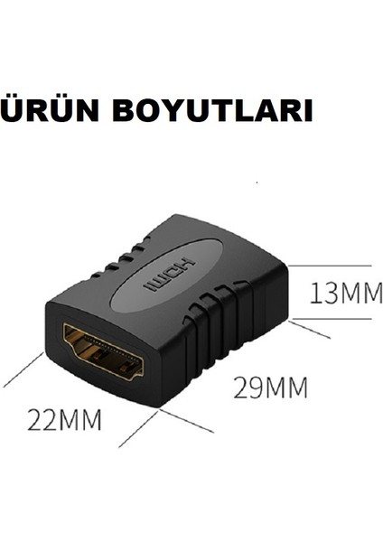 HDMI Dişi Dişi Kablo Uzatma Uzatıcı Aparatı Ara Çevirici fiyatları