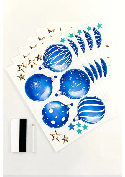 Yeni Yıl Merry Christmas Parti Malzemeleri Cam Duvar Sticker Setleri fiyatları