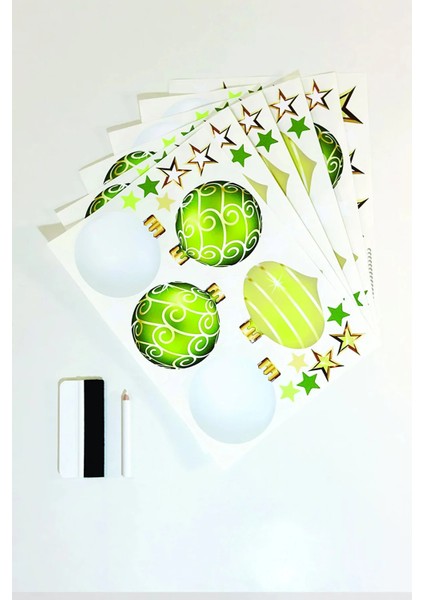 Yeni Yıl Merry Christmas Parti Malzemeleri Cam Duvar Sticker Setleri fiyatları