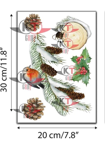 Yeni Yıl Merry Christmas Cam Duvar Sticker Setleri - Yılbaşı Seti fiyatları