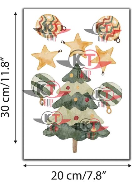 Yeni Yıl Merry Christmas Cam Duvar Sticker Setleri - Yılbaşı Seti fiyatları