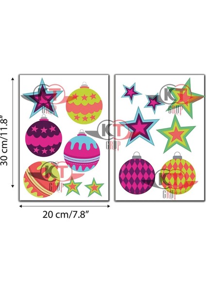 Hoşgeldin Yeni Yıl Merry Christmas Yılbaşı Sticker Setleri - Yılbaşı Seti fiyatları