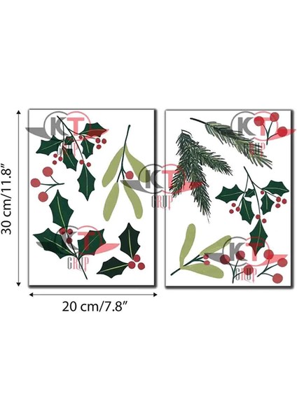 Merry Christmas Şirin Figürler Yılbaşı Sticker Setleri - Yılbaşı Seti fiyatları