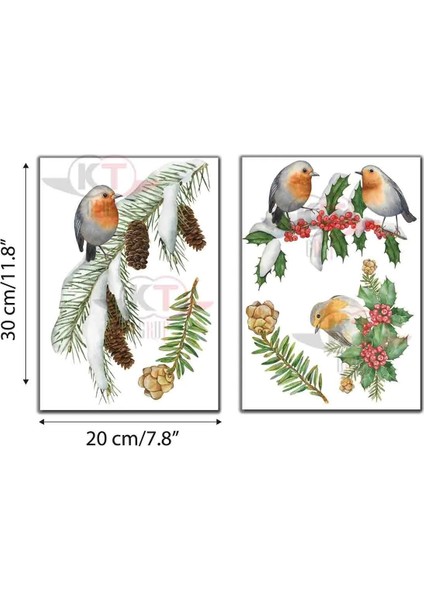 Merry Christmas Şirin Figürler Yılbaşı Sticker Setleri - Yılbaşı Seti fiyatları