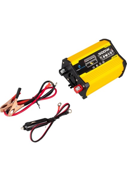 12 Volt 300 Watt Modıfıed Sınus Power Inverter CHY300W (2818) fırsatları