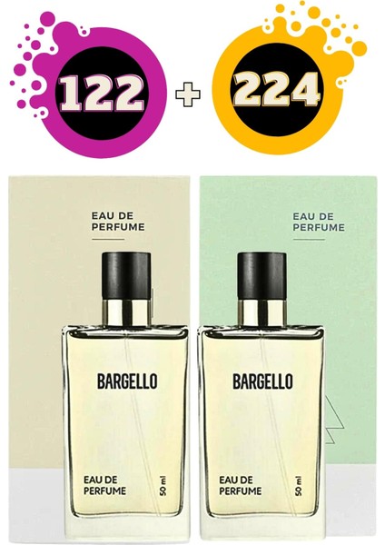122 Edp Oriental Kadın + 224 Floral Uni Parfüm