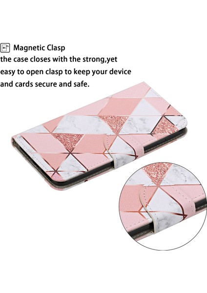 iPhone 15 Pro Pu Deri Telefon Kılıfı Çapraz Doku Cüzdan Stand Kapağı Kayış (Yurt Dışından)
