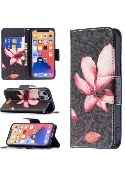 iPhone 15 Cüzdan Telefon Kılıfı, Stand Pu Derisi +Tpu Telefon Kapağı (Yurt Dışından) fırsatları