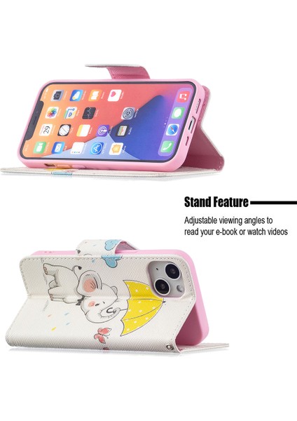 iPhone 15 Cüzdan Telefon Kılıfı, Stand Pu Derisi +Tpu Telefon Kapağı (Yurt Dışından) modelleri