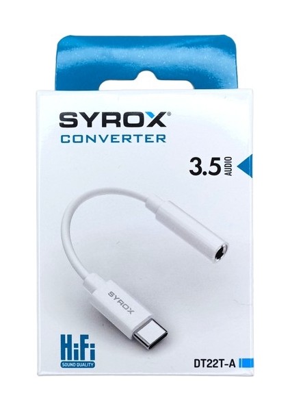 Tecno Pova 3 Uyumlu Type-C To 3.5 mm Jack Kulaklık Çevirici Aux Dönüştürücü Adaptör