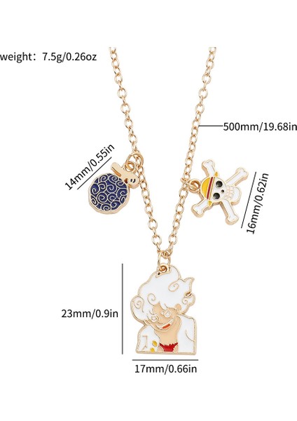 Anime Tarzı King Of Thieves Luffy Nica Form Kolye (Yurt Dışından) fiyatları