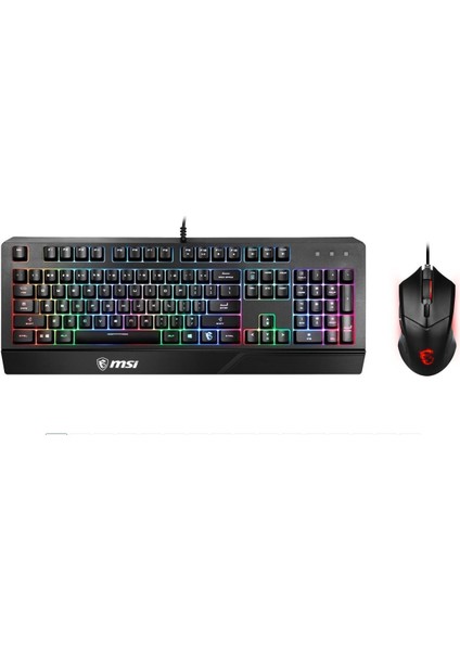 Msı Vigor GK20 Türkçe Rgb Klavye & Msı Clutch GM08 Mouse Gaming Set