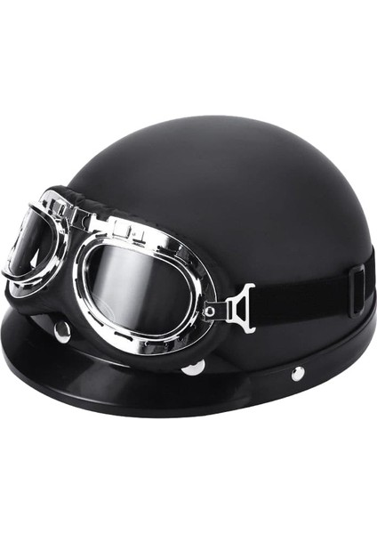 Harley Retro Binicilik Abs Yarım Kask (Yurt Dışından)