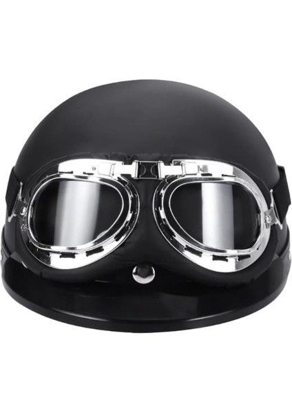 Harley Retro Binicilik Abs Yarım Kask (Yurt Dışından)