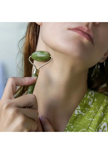 Yeşim 100 Doğal Taş Masaj Aleti - Yeşim Taşı Roller Jawline Etkisi fırsatları