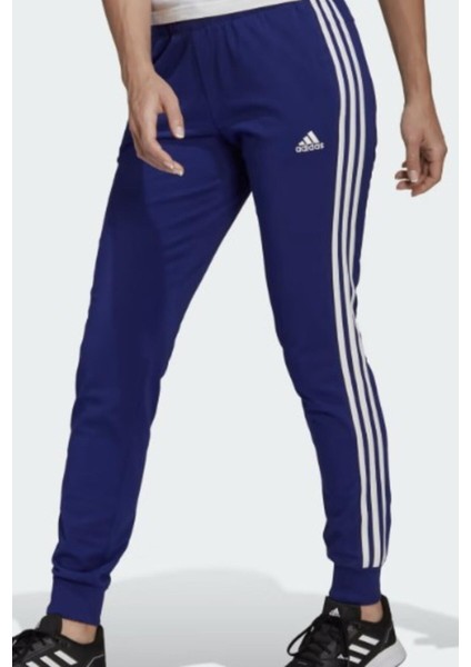 Essentials Single Jersey 3-Stripes Kadın Lacivert Eşofman Altı fiyatları