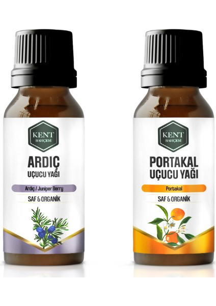 2'li Uçucu Yağ Seti Ardıç+Portakal 10 ml