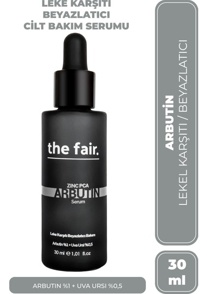 The Fair the fair. Hassas ve Kuru Cilt Temizleme Jeli 150 ml ve Arbutin Serumu 30 ml