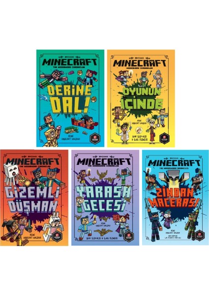 Minecraft The Woodsword Chronicles 5 Kitap Set