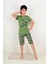 Erkek Çocuk Kapri Pijama Takımı Bronx Crazy Yeşil 2
