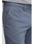 Erkek Petrol Slim Fit Dar Kesim Yan Cepli Pamuklu Esnek Armürlü Pantolon 4